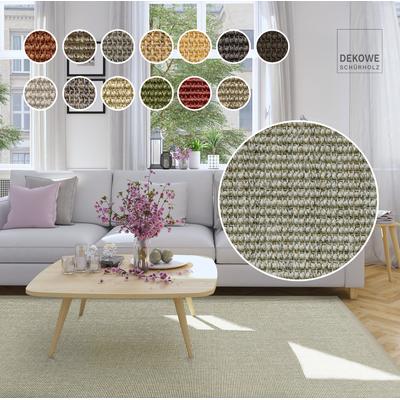 Sisalteppich DEKOWE "Mara S2 mit Bordüre Spezial", beige (beige mix), B:80cm H:5mm L:200cm, Sisal, Teppiche, 100% Sisal, auch als Läufer, Wohnzimmer Image