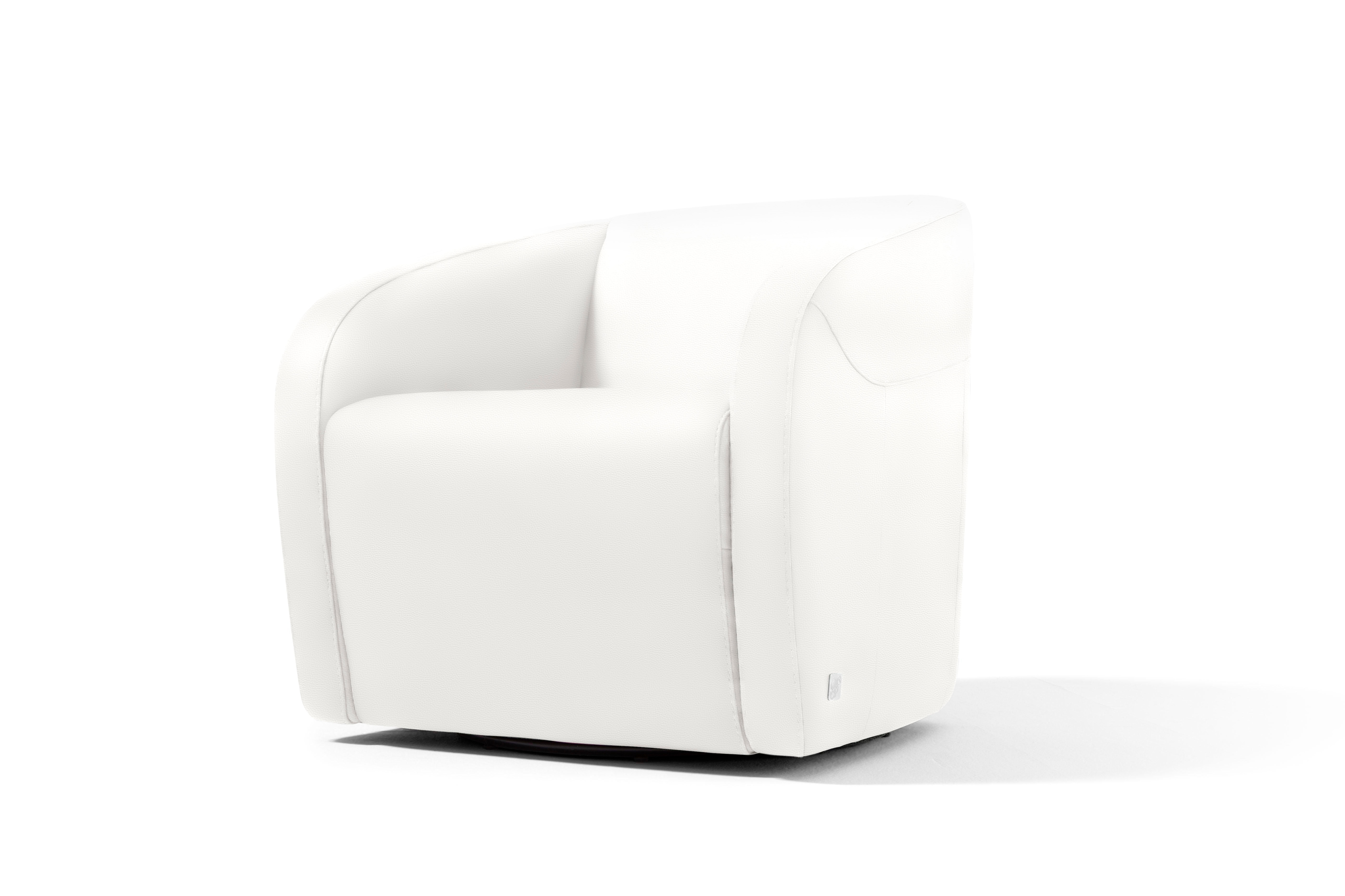 Sessel EGOITALIANO "Charlottaas Clubsessel, Designsessel, modern und zeitlos, bequem", weiß, B:73cm H:73cm T:76cm, Leder »BULL« (echtes Rindsleder). Geschliffenes, pigmentiertes und behandeltes Rindsleder mit einer Dicke von 1, 3-1, 5 mm. Dieses...