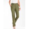 Schlupfhose CLASSIC BASICS, Damen, Gr. 54, Normalgrößen, grün (oliv), 100% Viskose, unifarben, lang, Hosen