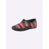 Hausschuh WALDLÄUFER, Damen, Gr. 36, rot (rot, gestreift), Textil, Basic, Schuhe