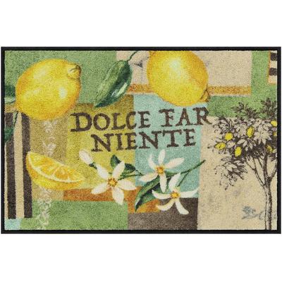 Fußmatte SALONLOEWE Gr. 2, bunt (gelb, grün, bedruckt), B:75cm H:7mm L:120cm, Polyamid, Polyamid, Teppiche Image
