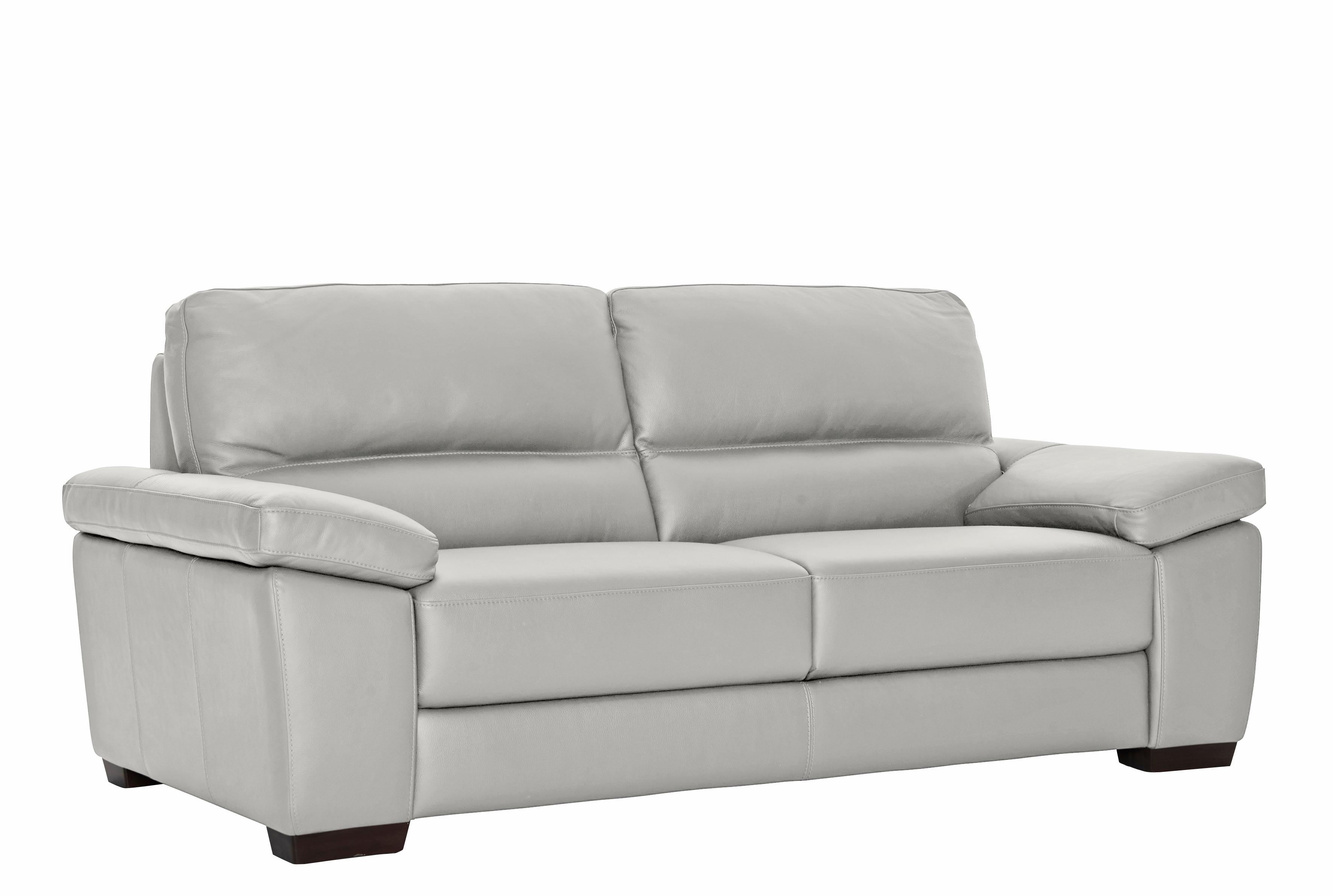 3-Sitzer CALIA ITALIA "Gaia, hochwertiges Ledersofa mit erstklassigem Sitzkomfort", braun (tortora), B:210cm H:92cm T:97cm, Leder SORRENTO - 100% Leder;Leder BULL - 100% Leder, Sofas, edles Design, in zwei hochwertigen Lederqualitäten