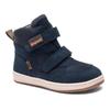 Winterstiefel BISGAARD "matty tex", Kinder, Gr. 27, blau (navy), Leder, sportlich, Schuhe, Boots mit isolierendem 3M Thinsulate, Größenschablone zum Download