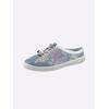Slipper GEMINI, Damen, Gr. 41, bunt (jeansblau, bunt), Glattleder, sportlich, Schuhe