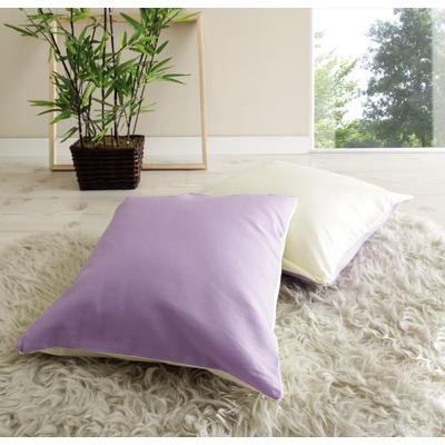 Dekokissen TICAA, beige (beige, lila, gemustert), B:40cm H:15cm L:40cm, Baumwolle, Polyester, Dekokissen_Sitzkissen_Kissenhüllen Image