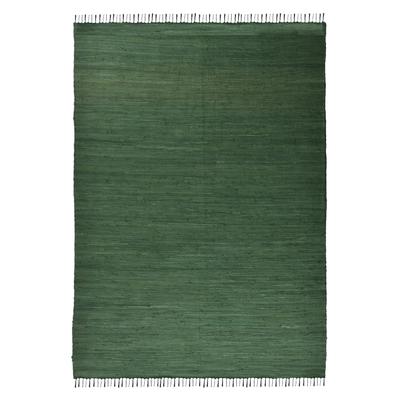 Teppich HEINE HOME Gr. 5, grün (dunkelgrün), B:120cm H:5mm L:180cm, Baumwolle, Teppiche Image