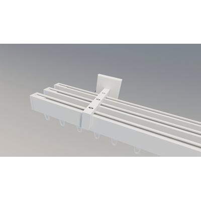 Gardinenstange INDEKO "Bern", weiß, L:230cm, Aluminium, Gardinenstangen, Innenlauf Komplett-Set inkl. Gleitern und Montagematerial Image