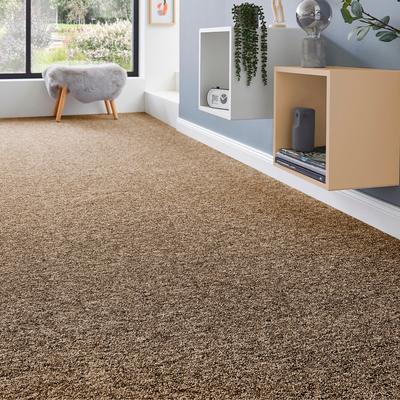 Teppichboden ANDIAMO "Matz, Schlinge, Made in Belgium", braun (dunkelbraun), B:500cm H:6mm L:400cm, Kunstfaser, Teppiche, meliert, Breite 400 cm oder 500 cm, strapazierfähig & pflegeleicht Image