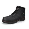 Winterboots CAMEL ACTIVE, Herren, Gr. 43, schwarz, Leder, casual, Schuhe, Schnürstiefel mit Profilsohle und Warmfutter