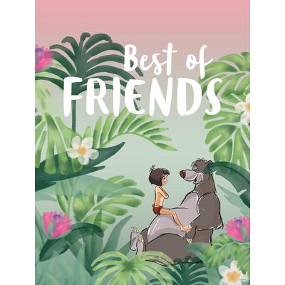 Bild KOMAR "Jungle Book Best of Friends", bunt (farbe bild(er): bunt), B:30cm H:40cm, Papier, Holz, Bilder, Wandbild zur Dekoration im Kinderzimmer - ohne Rahmen Image