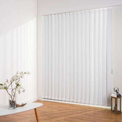 Lamellenvorhang LIEDECO "Lamellenvorhang Vertikalanlage Verdunkelung - 127 mm Lamelle" Gr. 14, weiß (weiß, weiß), B:250cm H:250cm, Jalousien, Kürzbare Vertikalanlage Verdunkelung Image