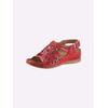 Sandalette GEMINI, Damen, Gr. 41, rot, Glattleder, sportlich, Schuhe