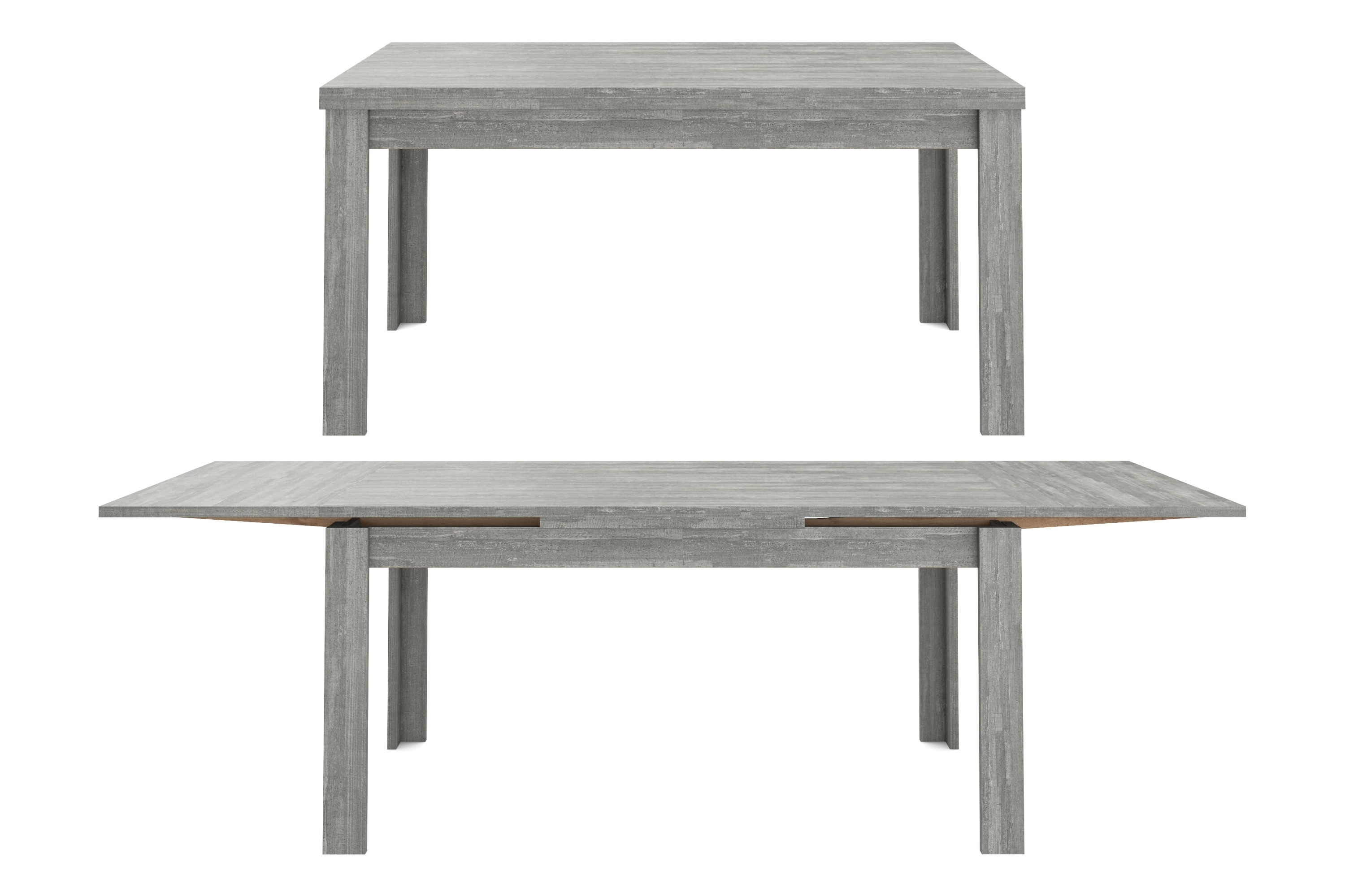 Esstisch MÄUSBACHER "Monti", grau (betonoptik), B:180cm H:78cm T:90cm, Tische, Esstisch, BESTSELLER, Tisch, Küchentisch, Auszugstisch ausziehbar auf 280 cm