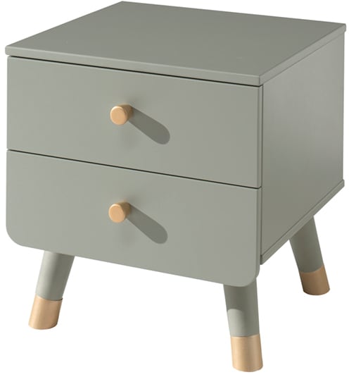 Nachttisch VIPACK "Billy", grün (olive grün), B:43cm H:45,2cm T:40cm, Tische Image