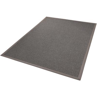 Teppich DEKOWE "Naturana Panama Spezial", braun (noche), B:67cm H:8mm L:150cm, Kunstfaser, Teppiche, Flachgewebe, meliert, Sisal-Optik, mit Bordüre, Wohnzimmer Image