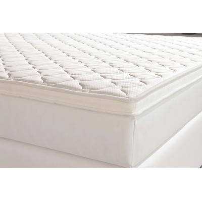 Topper "Florida", weiß, B:90cm L:200cm, Polyester, SET ONE BY MUSTERRING, Topper, mit Viscoelastikschaumkern Image