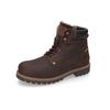 Winterboots CAMEL ACTIVE, Herren, Gr. 47, braun (dunkelbraun), Leder, casual,Basic,modisch, Schuhe, Schnürstiefel mit Profilsohle und Warmfutter