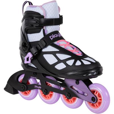 Inlineskates PLAYLIFE "Playlife Lancer" Gr. 37, lila (lavendel, schwarz, weiß), Inlineskates_Rollschuhe_Schlittschuhe, 37, Kunstfaser