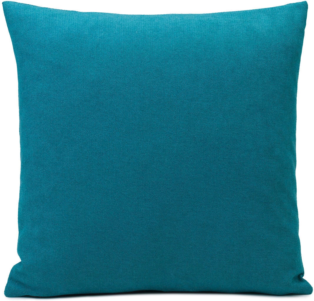 Kissenhülle GÖZZE "Darco" Gr. 2, blau (petrol), B:50cm L:50cm, Polyester, Obermaterial: 100% Polyester, Kissenbezüge