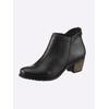 Stiefelette HEINE, Damen, Gr. 36, schwarz, Leder, Glattleder, Rindsleder, sportlich, Schuhe