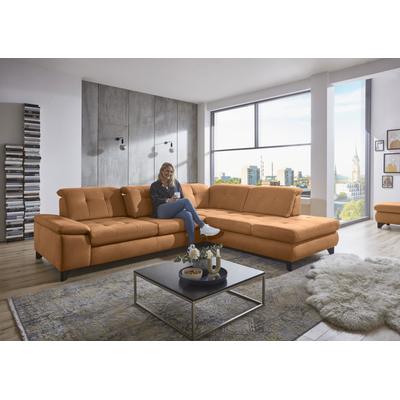 Ecksofa DIE PLANBAR "MP-IN18012 L-Form mit Federkern-Polsterung", braun (zimt), B:310cm H:85cm T:260cm, 100% Polyester, Sofas, wahlweise mit Funktion Image