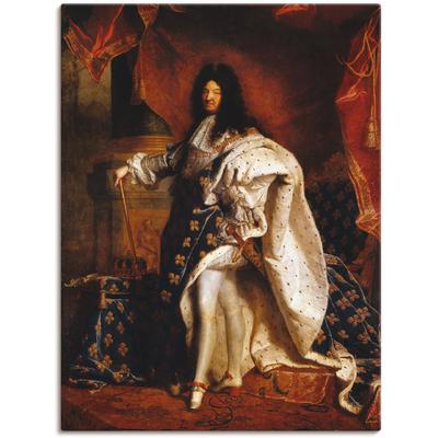 Wandbild ARTLAND "Ludwig XIV. von Frankreich, 1701", rot (farbe bild(er): rot), B:30cm H:40cm, Bilder, als Alubild, Outdoorbild, Leinwandbild, Poster in verschied. Größen Image