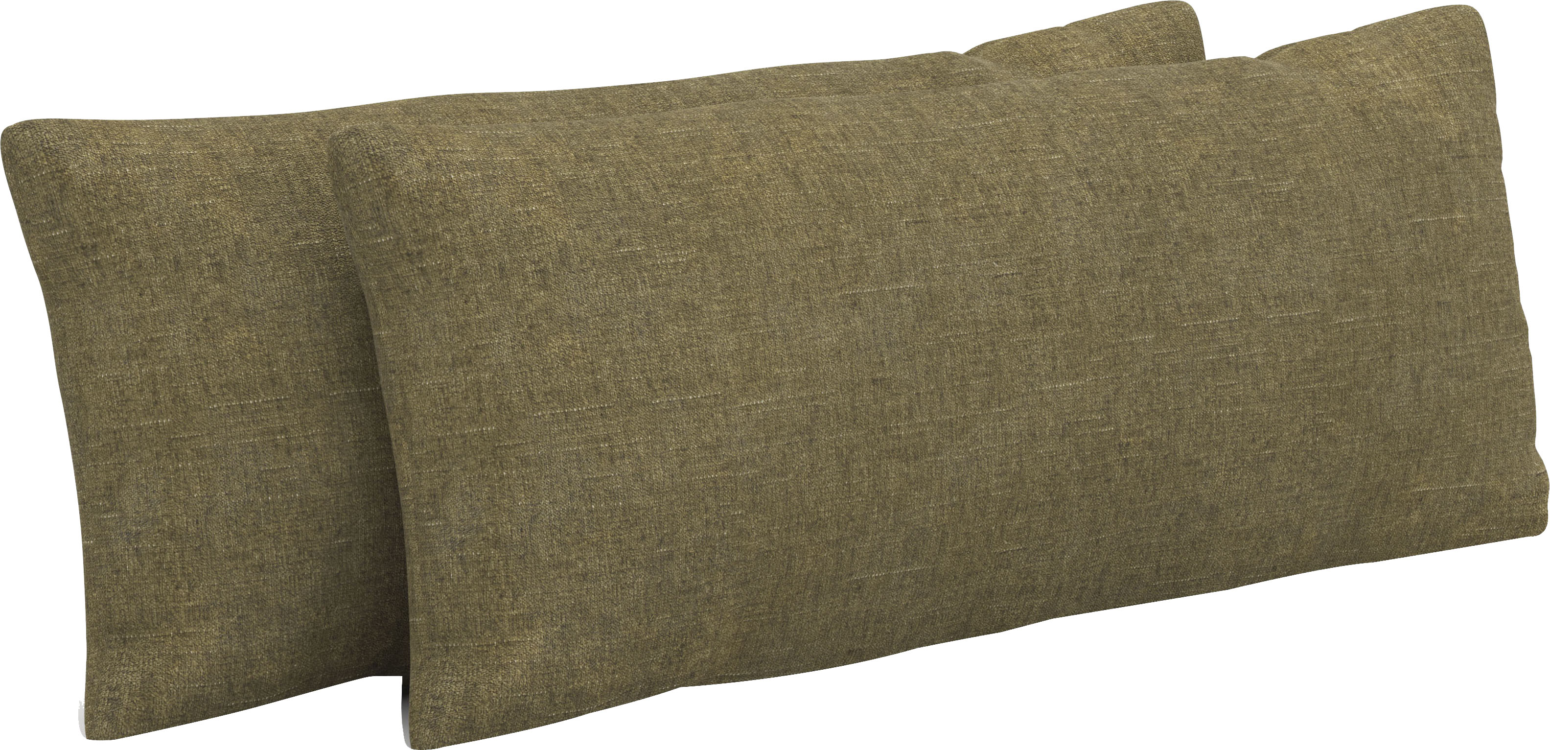 Auflagekissen SIT & MORE "Amica", grün (olive), B:65cm H:25cm T:12cm, 100% Polyester, Polsterauflagen, zur Auswahl Sets mit 2 oder 3 Stück Image