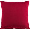Dekokissen GÖZZE "Duval", rot (bordeaux, unifarben), B:40cm L:40cm, Polyester, Dekokissen_Sitzkissen_Kissenhüllen, mit Reißverschluss, Kissenhüle ohne Füllung, 2 Stück