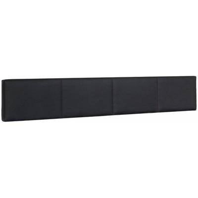 Kopfteil WIMEX "Easy", schwarz (schwarz kunstleder), Für Bettbreite 90cm, Polsterauflagen, gepolstert, mit Kunstleder bezogen Image
