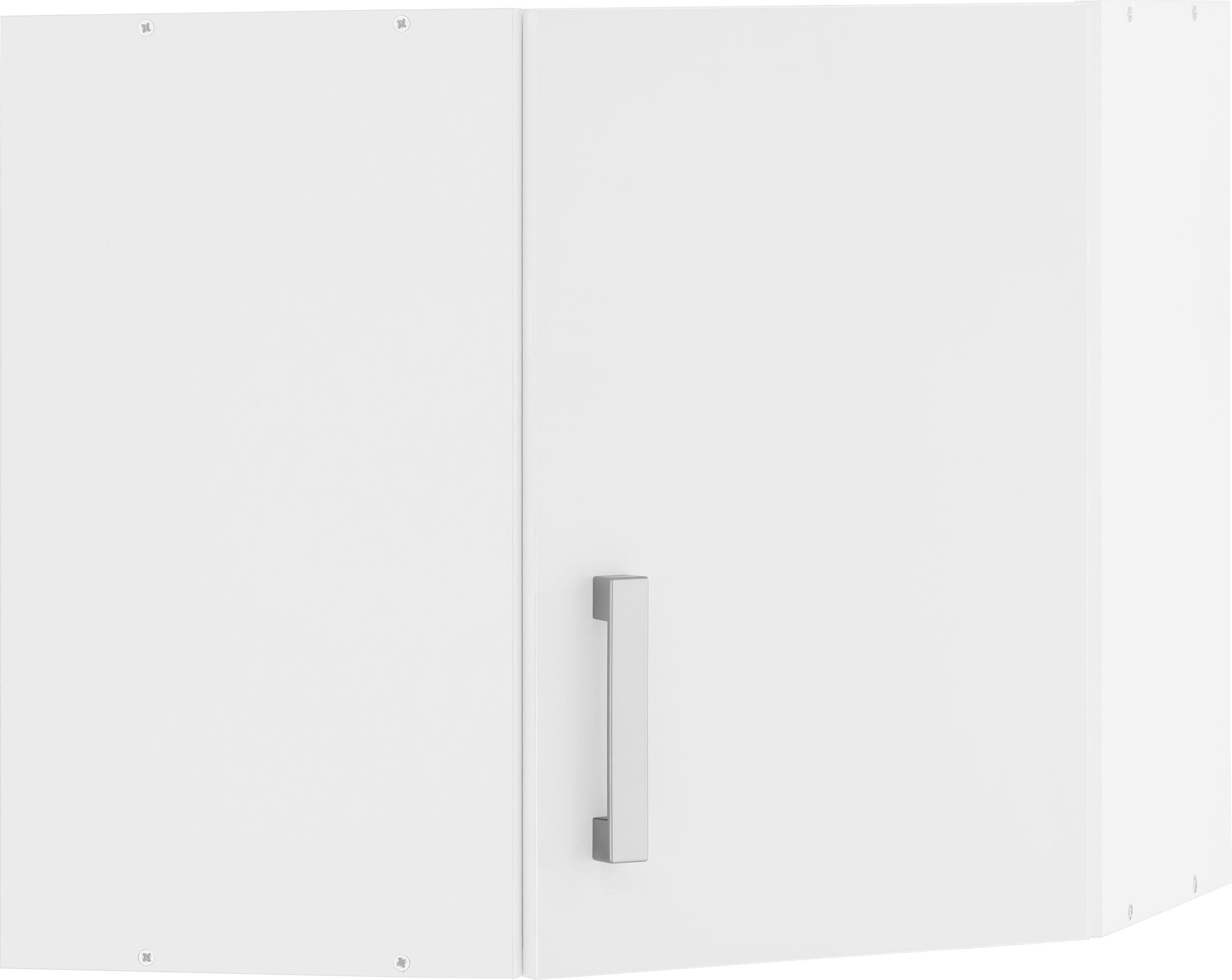 Eckhängeschrank KOCHSTATION "KS-Gera", weiß, B:60cm H:57cm T:60cm, Spanplatte, Schränke, Breite 60 x 60 cm Image