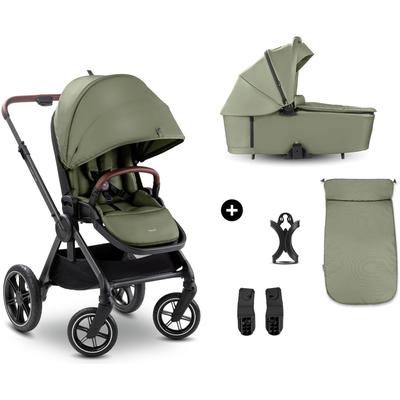 Kombi-Kinderwagen HAUCK "Comfort N Care", Baby, grün (olive), Kinderwagen, Belastbarkeit bis 22 kg