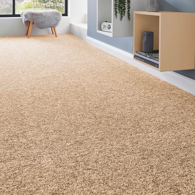 Teppichboden ANDIAMO "Matz, Schlinge, Made in Belgium", beige (sand), B:400cm H:6mm L:300cm, Kunstfaser, Teppiche, meliert, Breite 400 cm oder 500 cm, strapazierfähig & pflegeleicht Image