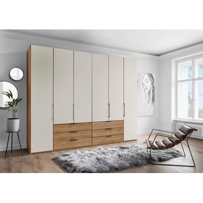 Drehtürenschrank WIEMANN "Monaco", braun (bianco, eiche, nachbildung), B:295,3cm H:236cm T:58cm, Holzwerkstoff, Schränke, hochwertige Beschläge Image