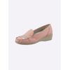 Mokassin CLASSIC, Damen, Gr. 42, rot (rosenholz), Glattleder, Schuhe