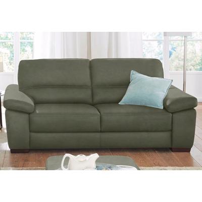 2-Sitzer CALIA ITALIA "Gaia, Sofa im edlen Design und mit erstklassigem Sitzkomfort", grün, B:177cm H:92cm T:97cm, Luxus-Microfaser Ginevra (100% Polyester), Sofas, aus pflegeleichtem Luxus-Microfaser Ginevra Hydro Care Image
