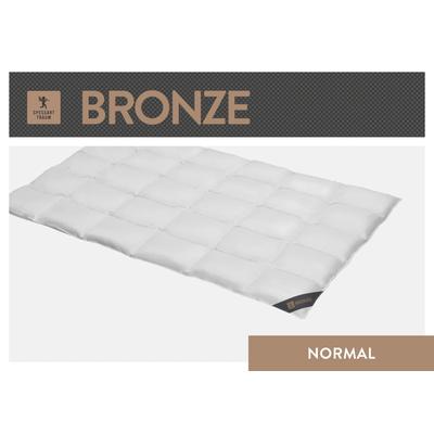 Daunenbettdecke SPESSARTTRAUM "Bronze", weiß, B:240cm L:220cm, Bezug: 100% Baumwolle. Füllung: 90% Daunen, 10% Federn, Bettdecken, hergestellt in Deutschland, allergikerfreundlich Image