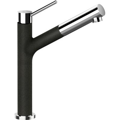 Küchenarmatur SCHOCK "DION SB", schwarz (carbonium), B:18,9cm H:29,3cm Ø:5cm, Armaturen Image