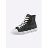 Sneaker ANDREA CONTI, Damen, Gr. 42, schwarz, Leder, Rindsleder, Glattleder, modisch, Schuhe