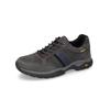 Schnürschuh CAMEL ACTIVE, Herren, Gr. 46, asphalt, blau, Leder, Basic, Schuhe, Sneaker, Freizeitschuh mit robuster Trekkingsohle