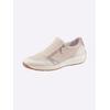Slipper CASUAL LOOKS, Damen, Gr. 40, beige, Lackleder, Glattleder, Veloursleder, sportlich, Schuhe