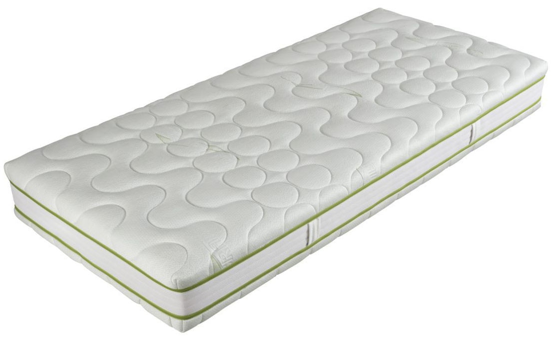 Kaltschaummatratze ALINA "Harmonie KS 24" Gr. 4, weiß, B:140cm H:27cm L:210cm, Bezug: 60% Polyester, 40% Viskose. Steppfüllung: 100% Polyester, Matratzen, Kaltschaummatratze, In 4 Härtegraden erhältlich - Bezug mit Aloe Vera veredelt