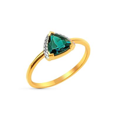 Fingerring LADY Gr. 17, gold (gelbgold 585), Fingerringe, Damen, 17, Metall-Gold, Metall, Gold Image