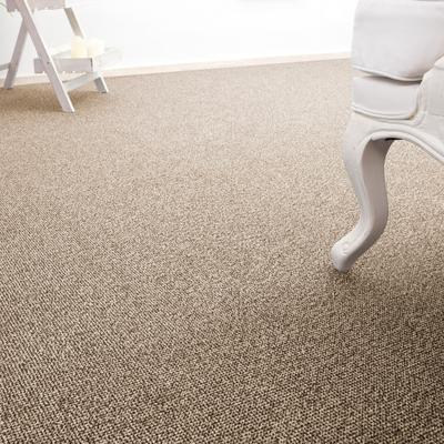 Teppichboden ANDIAMO "Carlos, Feinschlinge, Made in Netherlands", beige, B:500cm H:6,5mm L:1300cm, Polypropylen, Teppiche, melierte Optik, Breite 400 cm oder 500 cm, strapazierfähig Image
