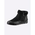 Stiefelette CLASSIC BASICS, Damen, Gr. 39, schwarz, Glattleder, Nubukleder, Basic, Schuhe