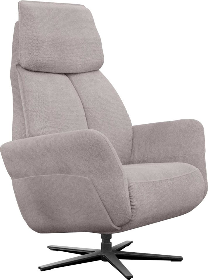 Relaxsessel ALINA "Thimo", grau (mittelgrau xbo 19), B:84cm H:117cm T:90cm, Struktur fein XBO (100% Polyester), Sessel, Relaxsessel, in Größe L, Liegefläche 185cm, verstellbar, optional mit Aufstehhilfe