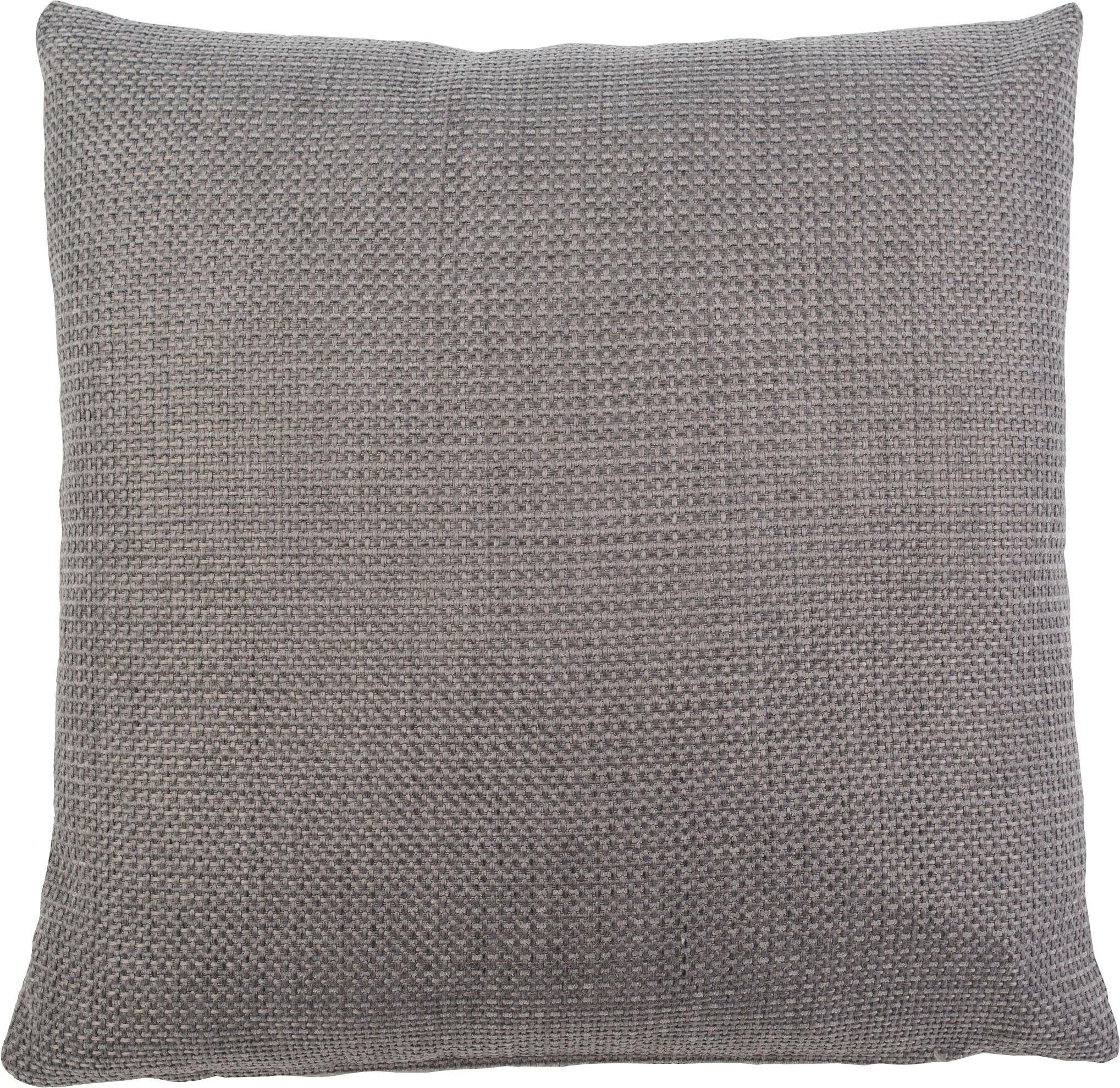 Kissenhüllen GÖZZE "Dallas", silber (silberfarben), B:40cm L:40cm, Polyester, Obermaterial: 100% Polyester, Kissenbezüge, in vielen Farben