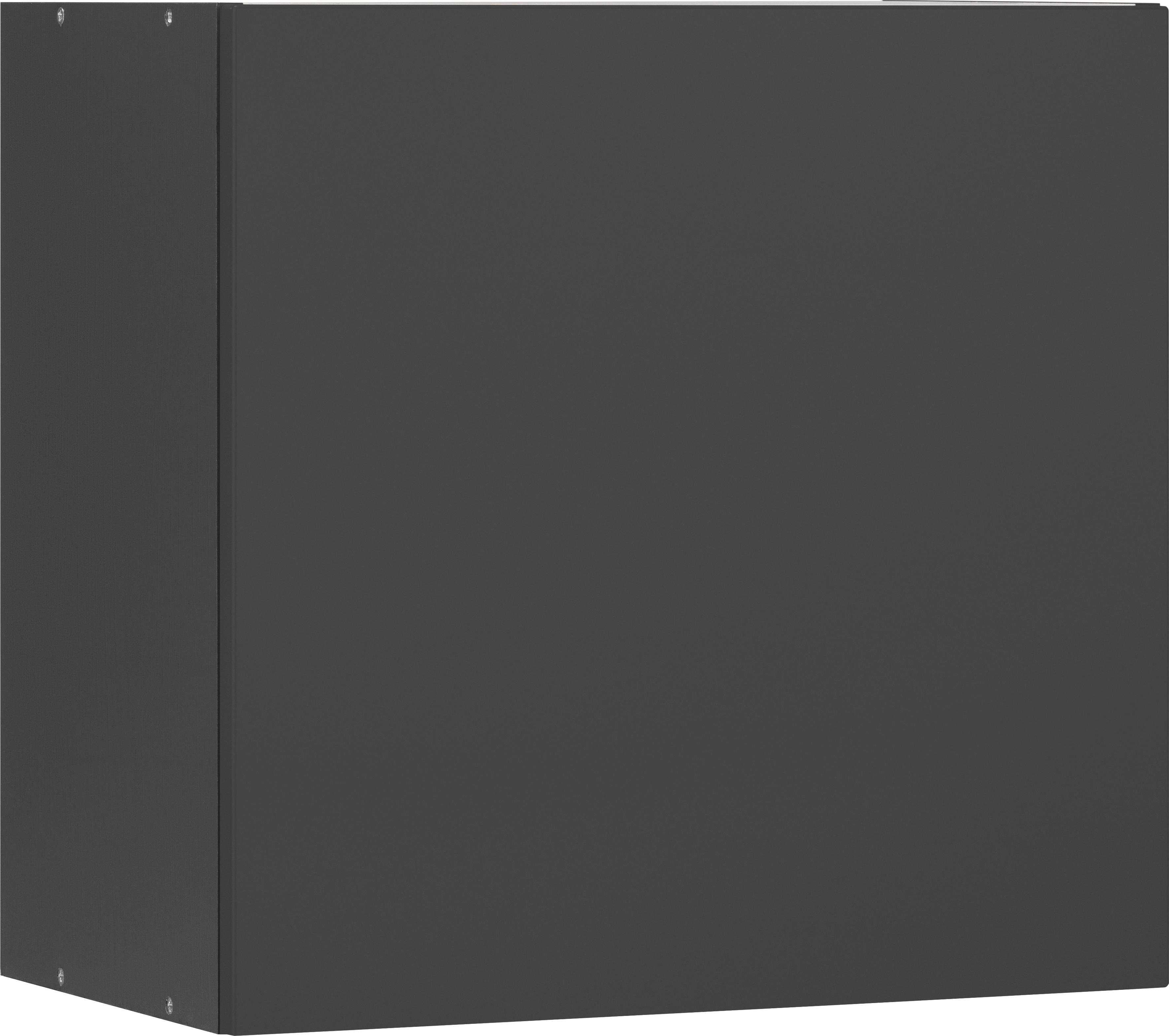 Hängeschrank KOCHSTATION "KS-Kehl", grau, B:60cm H:57cm T:34cm, MDF, Schränke, Breite 60 cm Image