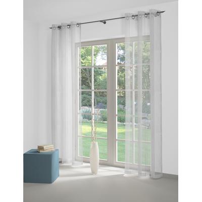 Gardine WIRTH "Lizzy" Gr. 20, weiß, B:600cm H:245cm, Polyester, Gardinen Image
