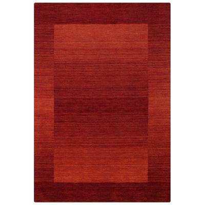 Wollteppich THEKO "Gabbeh Super, Handweb Teppich, Bordüre, reine Wolle, handgewebt" Gr. 8, rot, B:300cm H:9mm L:400cm, Wolle, Teppiche, Schlafzimmer, Wohnzimmer, Esszimmer, auch als Läufer und Bettumrandung, Topseller Image