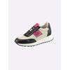 Sneaker HEINE, Damen, Gr. 41, bunt (creme, bunt), Leder, Glattleder, sportlich, Schuhe